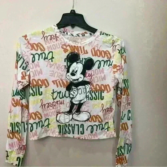 Mickey Mouse Long Sleeve Shirt. Sz S - Picture 1 of 6